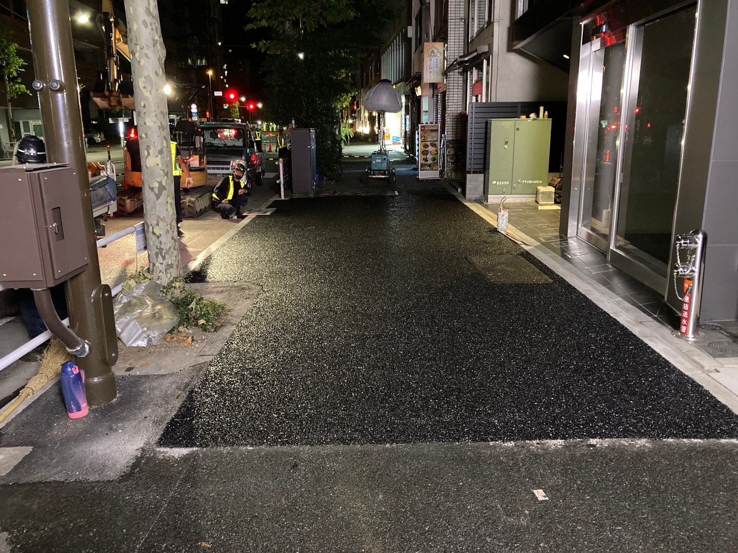 歩道アスファルト舗装打ち換え工事 完成