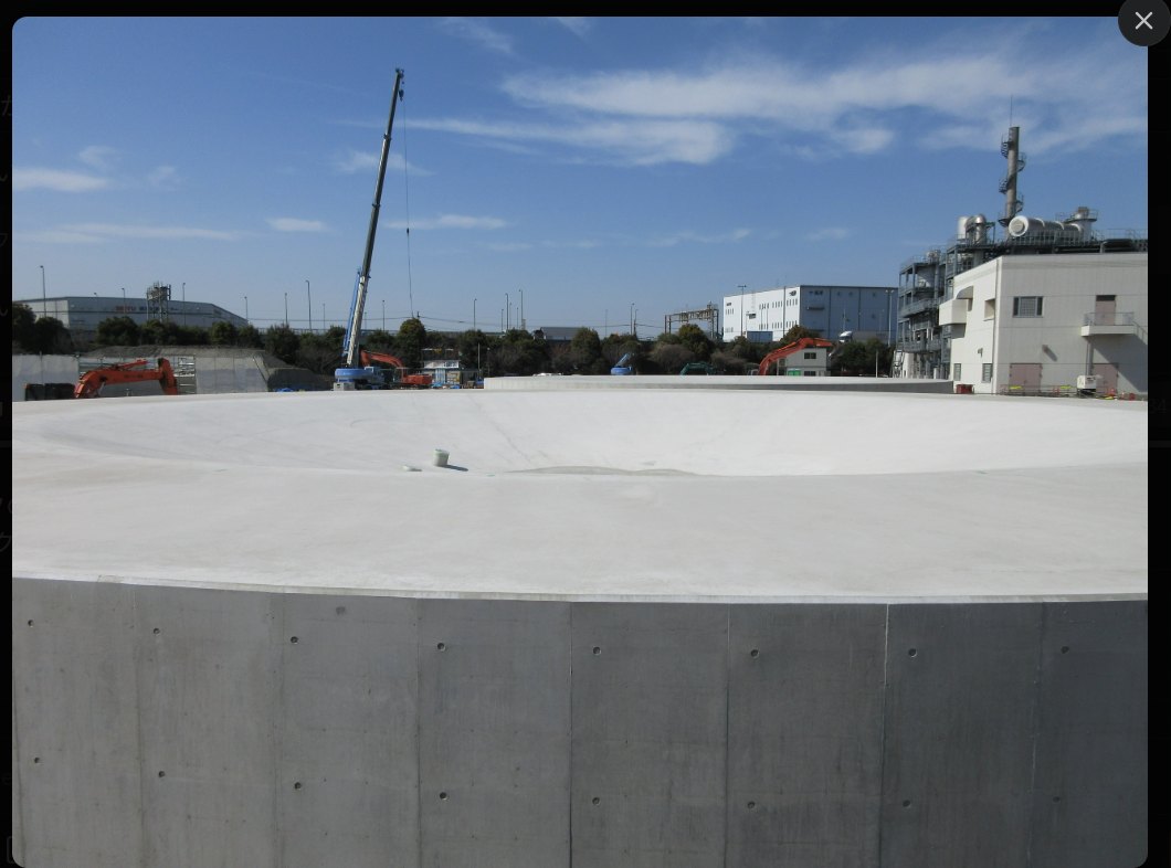 9,000m3 3基 汚泥消化タンク アスファルトサンド舗装工事